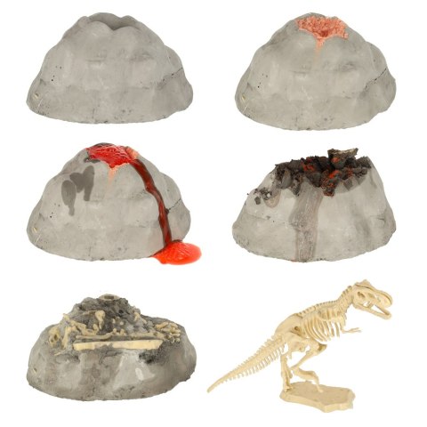 Zestaw edukacyjny do eksperymentów naukowych wulkan lawa