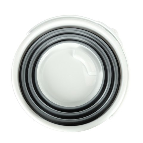 Wiadro silikonowe składane wiaderko uniwersalne wedkarskie turystyczne na pranie kemping z rączką 10l