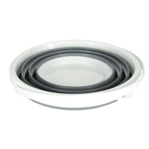 Wiadro silikonowe składane wiaderko uniwersalne wedkarskie turystyczne na pranie kemping z rączką 10l