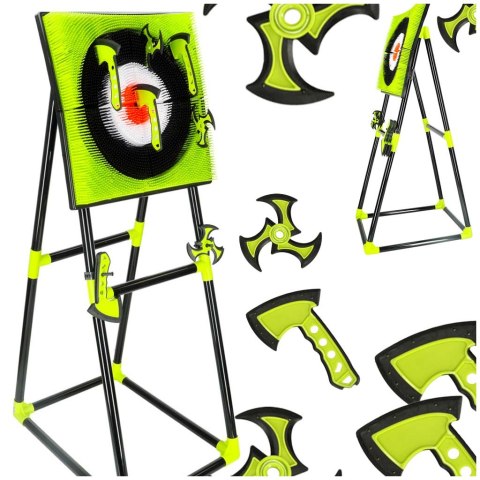 Dart tarcza silikonowa toporek x5 gwiazdka x5 gra zręcznościowa 21"