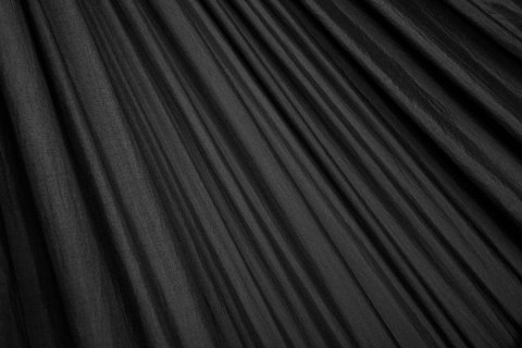 Hamak biwakowy turystyczny podróżny przenośny na biwak 260cm 120kg + pokrowiec czarny