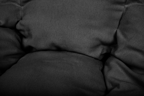 Poduszka na huśtawkę wiszącą bocianie gniazdo miękka czarna