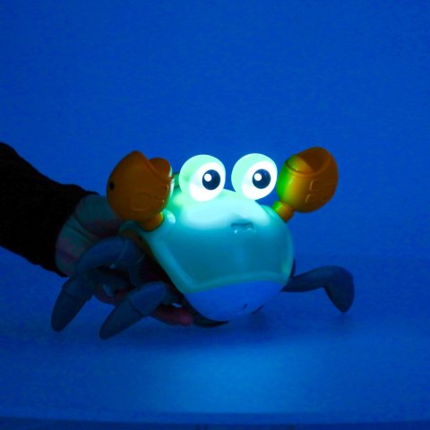 Krab pełzający interaktywny z dźwiękiem zielony