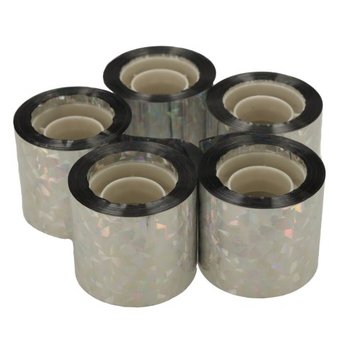 Odstraszacz ptaków taśma odblaskowa odstraszająca ptaki 5cm x 50m 5 sztuk