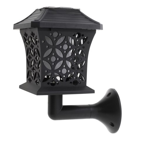 Lampa solarna ogrodowa ażurowa latarenka wisząca wbijana lampion 12 LED