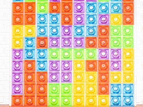Gra logiczna układanka tetris puzzle klocki