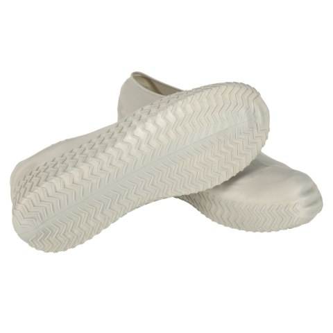 Nakładki przeciwdeszczowe na buty ochraniacze nieprzemakalne przeciwdeszczowe kalosze M szare roz. 35-38