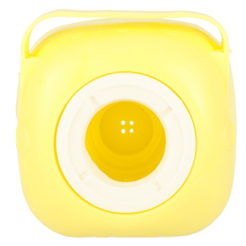 Szczotka silikonowa czyścik myjka do mycia psów kotów z dozownikiem żółta