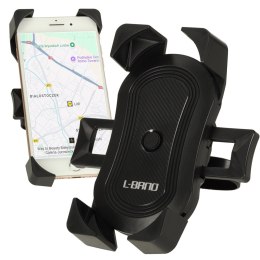 Uchwyt rowerowy motocyklowy na telefon czarny C51 stabilny