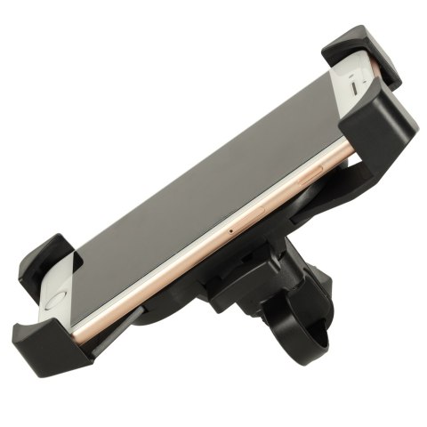 Uchwyt rowerowy motocyklowy na telefon czarny C51 stabilny