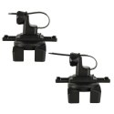 Uchwyt rowerowy motocyklowy na telefon czarny C51 stabilny