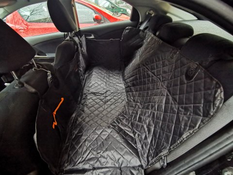 Mata samochodowa dla psa pasażera do auta samochodu z zamkiem pokrowiec na siedzenie wodoodporna