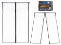 Moskitiera siatka magnetyczna na drzwi 160x230cm CZARNA