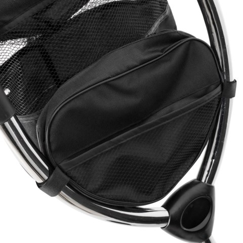 Rowerek trójkołowy Trike Fix V3 rower spacerówka 3w1 obracany 360 wolne koło czarny