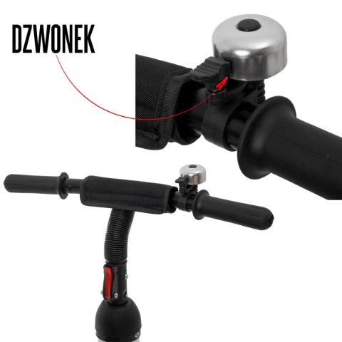 Rowerek trójkołowy Trike Fix V3 rower spacerówka 3w1 obracany 360 wolne koło czarny