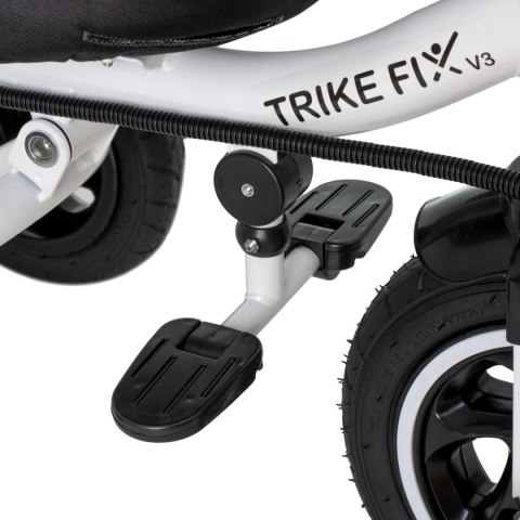 Rowerek trójkołowy Trike Fix V3 rower spacerówka 3w1 obracany 360 wolne koło czarny