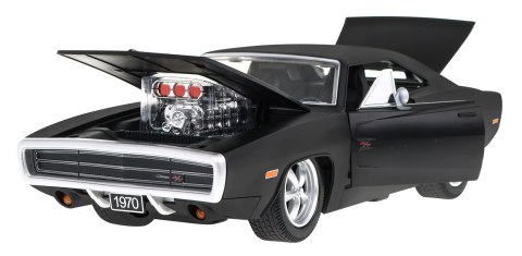 1970 Dodge Charger RT czarny RASTAR model 1:16 Zdalnie sterowane auto + Pilot 1970 Dodge Charger RT czarny RASTAR model 1:16 Zdalnie sterowane auto + Pilot