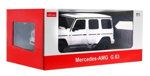 Mercedes-AMG G63 biały RASTAR model 1:14 Zdalnie sterowane auto + pilot 2,4 GHz Mercedes-AMG G63 biały RASTAR model 1:14 Zdalnie sterowane auto + pilot 2,4 GHz