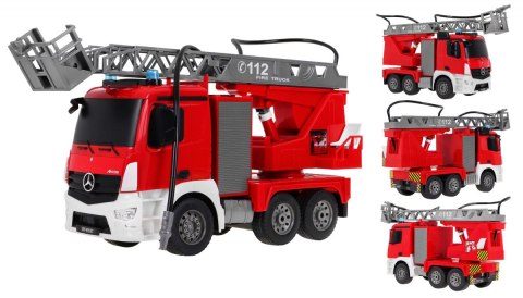 Autko R/C Mercedes-Benz Antos 2.4G Straż Pożarna 1:20 Double E Autko R/C Mercedes-Benz Antos 2.4G Straż Pożarna 1:20 Double E