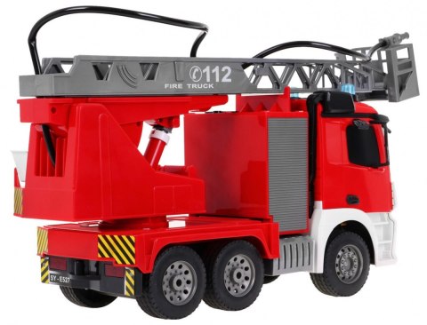 Autko R/C Mercedes-Benz Antos 2.4G Straż Pożarna 1:20 Double E Autko R/C Mercedes-Benz Antos 2.4G Straż Pożarna 1:20 Double E