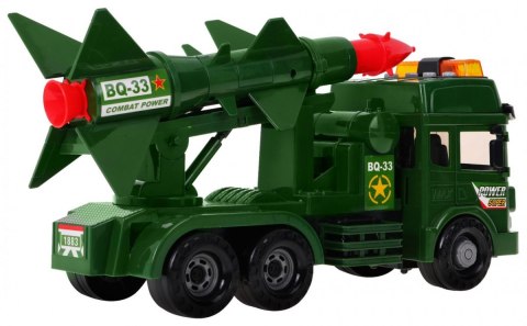 Autko Wojskowe z Wyrzutnią Rakiet Dźwięki