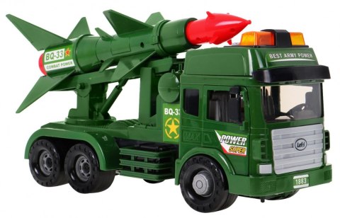 Autko Wojskowe z Wyrzutnią Rakiet Dźwięki