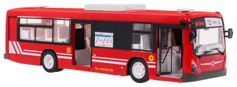 Autobus miejski dla dzieci 6+ Zdalnie sterowany Czerwony 1:20 Ruchome elementy + Dźwięki Światła Autobus miejski dla dzieci 6+ Zdalnie sterowany Czerwony 1:20 Ruchome elementy + Dźwięki Światła