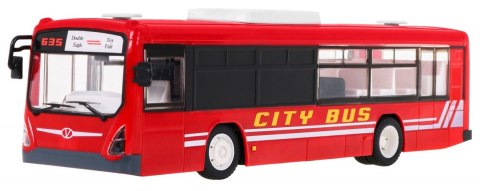 Autobus miejski dla dzieci 6+ Zdalnie sterowany Czerwony 1:20 Ruchome elementy + Dźwięki Światła Autobus miejski dla dzieci 6+ Zdalnie sterowany Czerwony 1:20 Ruchome elementy + Dźwięki Światła