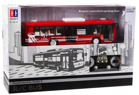 Autobus miejski dla dzieci 6+ Zdalnie sterowany Czerwony 1:20 Ruchome elementy + Dźwięki Światła Autobus miejski dla dzieci 6+ Zdalnie sterowany Czerwony 1:20 Ruchome elementy + Dźwięki Światła