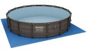 Basen Stelażowy 16FT 488x122 cm Power Steel Deluxe Rattan S