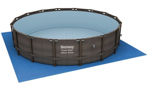 Basen Stelażowy 16FT 488x122 cm Power Steel Deluxe Rattan S Basen Stelażowy 16FT 488x122 cm Power Steel Deluxe Rattan S