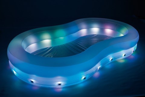 Basen Świecący 280x157x46cm Color Wave BESTWAY Basen Świecący 280x157x46cm Color Wave BESTWAY