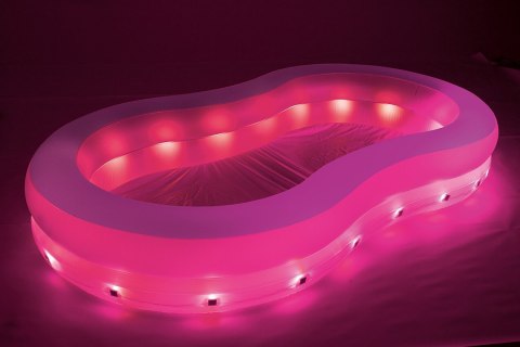 Basen Świecący 280x157x46cm Color Wave BESTWAY Basen Świecący 280x157x46cm Color Wave BESTWAY