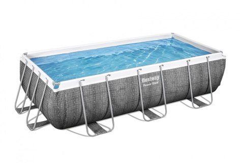 Basen stelażowy Power Steel 404x201x100 Imitacja Rattanu 13x6FT BESTWAY 6w1 + Pompa + Drabinka Basen stelażowy Power Steel 404x201x100 Imitacja Rattanu 13x6FT BESTWAY 6w1 + Pompa + Drabinka