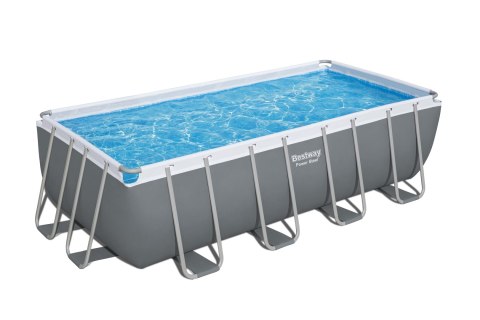 Basen stelażowy Power Steel 488x244x122 16x8FT BESTWAY 6w1 + Pompa piaskowa Basen stelażowy Power Steel 488x244x122 16x8FT BESTWAY 6w1 + Pompa piaskowa