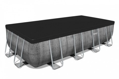 Basen stelażowy Power Steel 549x274x122 Imitacja Rattanu 18x9FT BESTWAY 6w1 Basen stelażowy Power Steel 549x274x122 Imitacja Rattanu 18x9FT BESTWAY 6w1