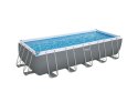 Basen stelażowy Power Steel 640x274x132 21x9FT BESTWAY 6w1 + Pompa piaskowa