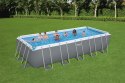 Basen stelażowy Power Steel 640x274x132 21x9FT BESTWAY 6w1 + Pompa piaskowa