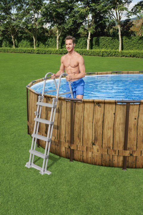 Basen stelażowy Power Steel Swim Vista Series 549x122 Okrągły 18FT BESTWAY 7w1 Basen stelażowy Power Steel Swim Vista Series 549x122 Okrągły 18FT BESTWAY 7w1