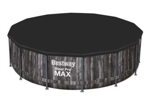 Basen stelażowy Steel Pro MAX 427x107 Imitacja Drewna 14FT BESTWAY 5w1 + Pompa + Drabinka Basen stelażowy Steel Pro MAX 427x107 Imitacja Drewna 14FT BESTWAY 5w1 + Pompa + Drabinka