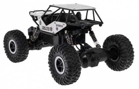 Crawler Monster dla dzieci 6+ Zdalnie sterowany Srebrny model 1:18 Ekstremalna jazda Crawler Monster dla dzieci 6+ Zdalnie sterowany Srebrny model 1:18 Ekstremalna jazda