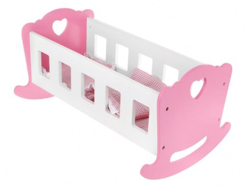 Drewniane Łóżeczko- Kołyska 2w1