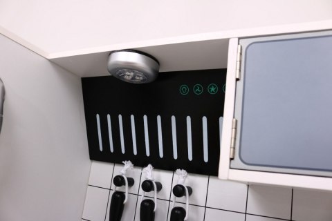 Duża Kuchnia z Drewna dla dzieci 3+ biała + Interaktywne Dźwięki Światła + Akcesoria Duża Kuchnia z Drewna dla dzieci 3+ biała + Interaktywne Dźwięki Światła + Akcesoria