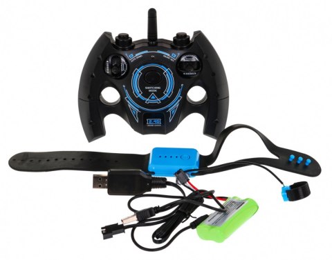 Pojazd kaskaderski dla dzieci 6+ Sterowanie ręką lub pilotem Model 1:16 + Dźwięki Światła