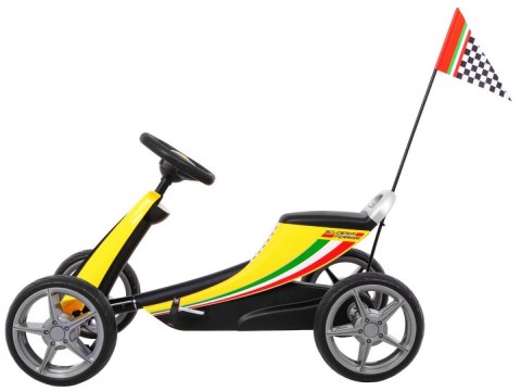 Gokart Ferrari Żółty Gokart Ferrari Żółty