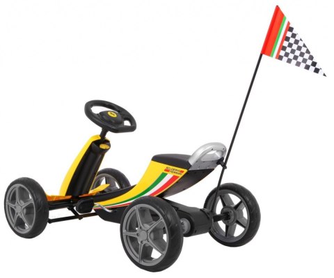 Gokart Ferrari Żółty Gokart Ferrari Żółty