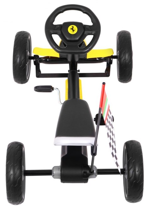 Gokart Ferrari Żółty Gokart Ferrari Żółty
