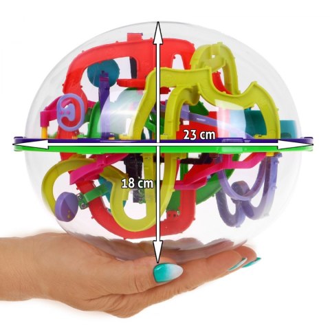 Kula 3D z labiryntami dla dzieci 6+ Prowadzenie kulki + 299 etapów + Gra logiczna i zręcznościowa Kula 3D z labiryntami dla dzieci 6+ Prowadzenie kulki + 299 etapów + Gra logiczna i zręcznościowa