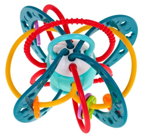 Sensoryczna grzechotka gryzak dla niemowląt "Planeta z Orbitami"