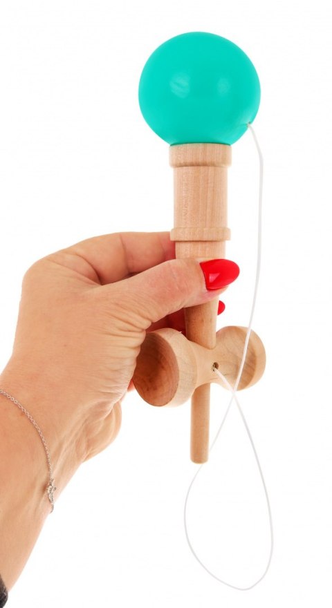Zręcznościowa gra Kendama dla dzieci 3+ i dorosłych Drewniana zabawka + Zielona kulka Zręcznościowa gra Kendama dla dzieci 3+ i dorosłych Drewniana zabawka + Zielona kulka